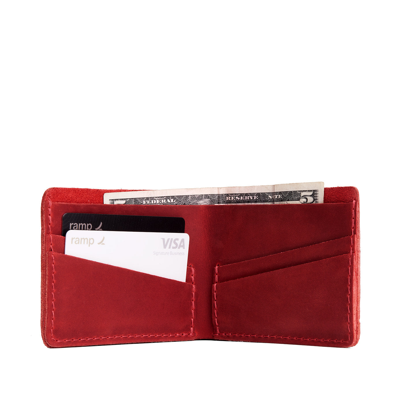 Bifold Leather Wallet - Image 4